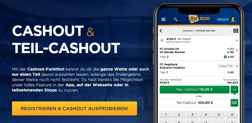Bet3000 Cashout