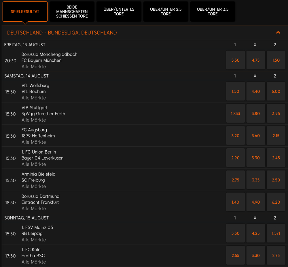 888sport bundesliga quoten