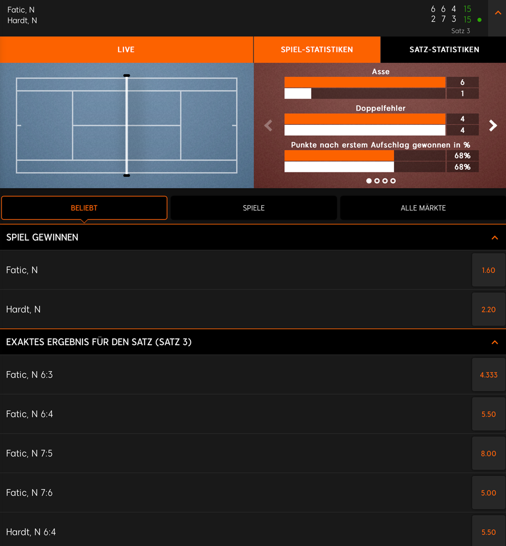 888sport live tennis