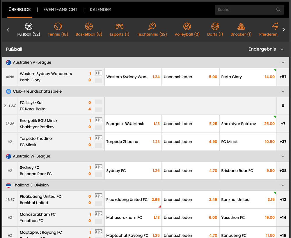 hotbet livewetten uebersicht