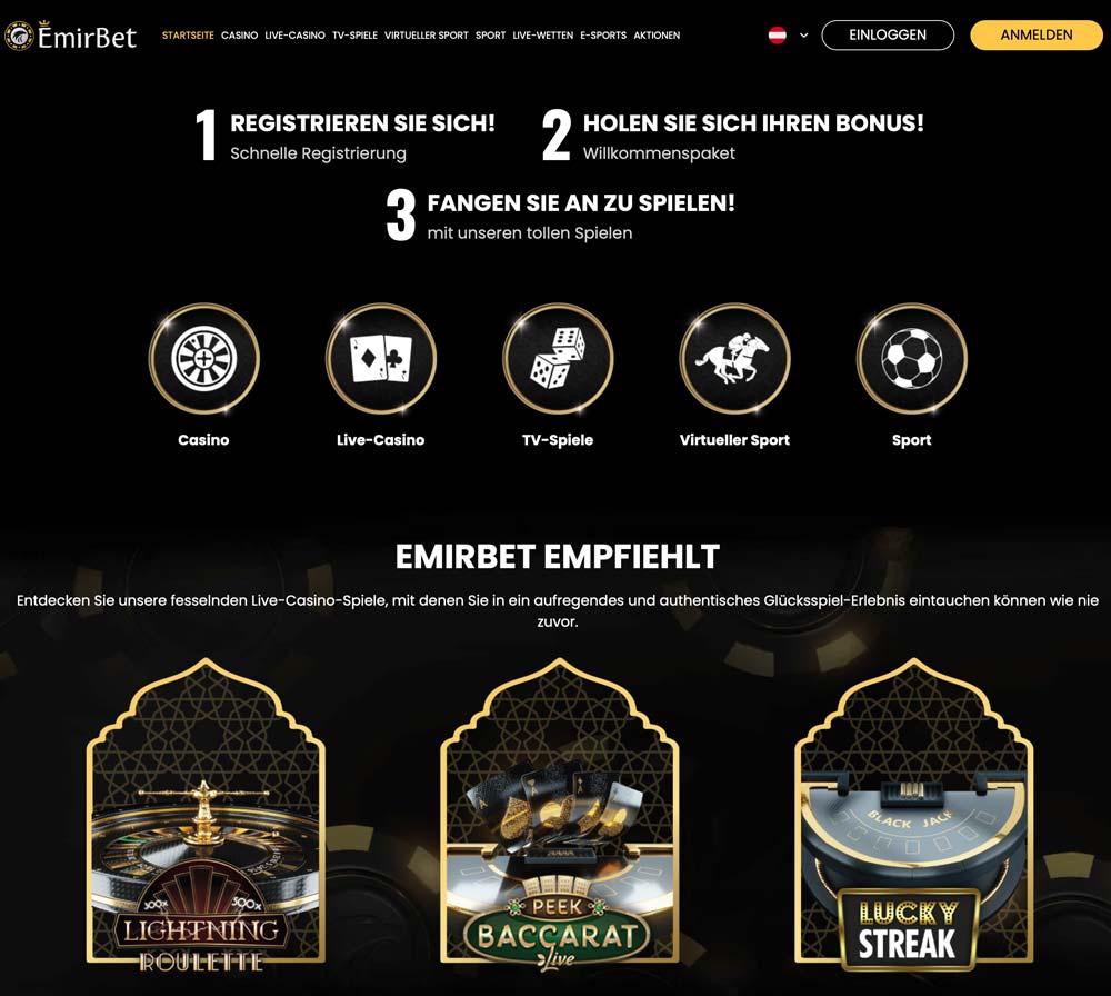 Emirbet website