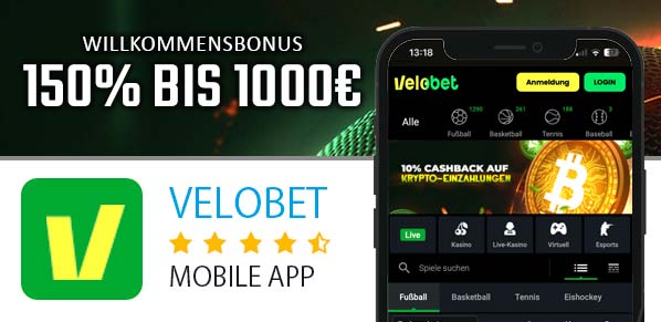 Velobet popup mobil