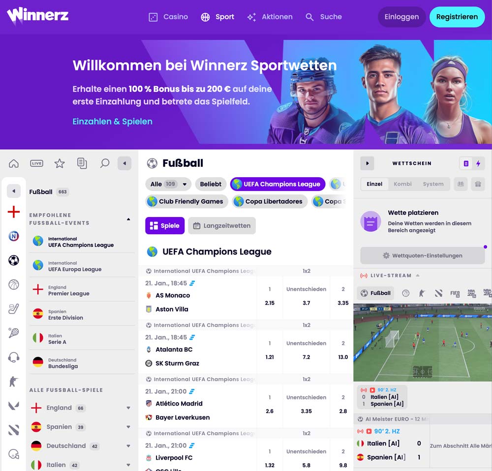 winnerz sportwetten