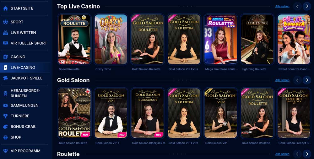 boomerang livecasino