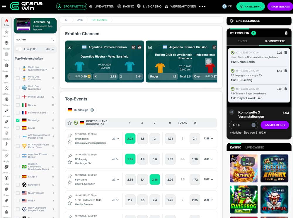 granawin Sportwetten