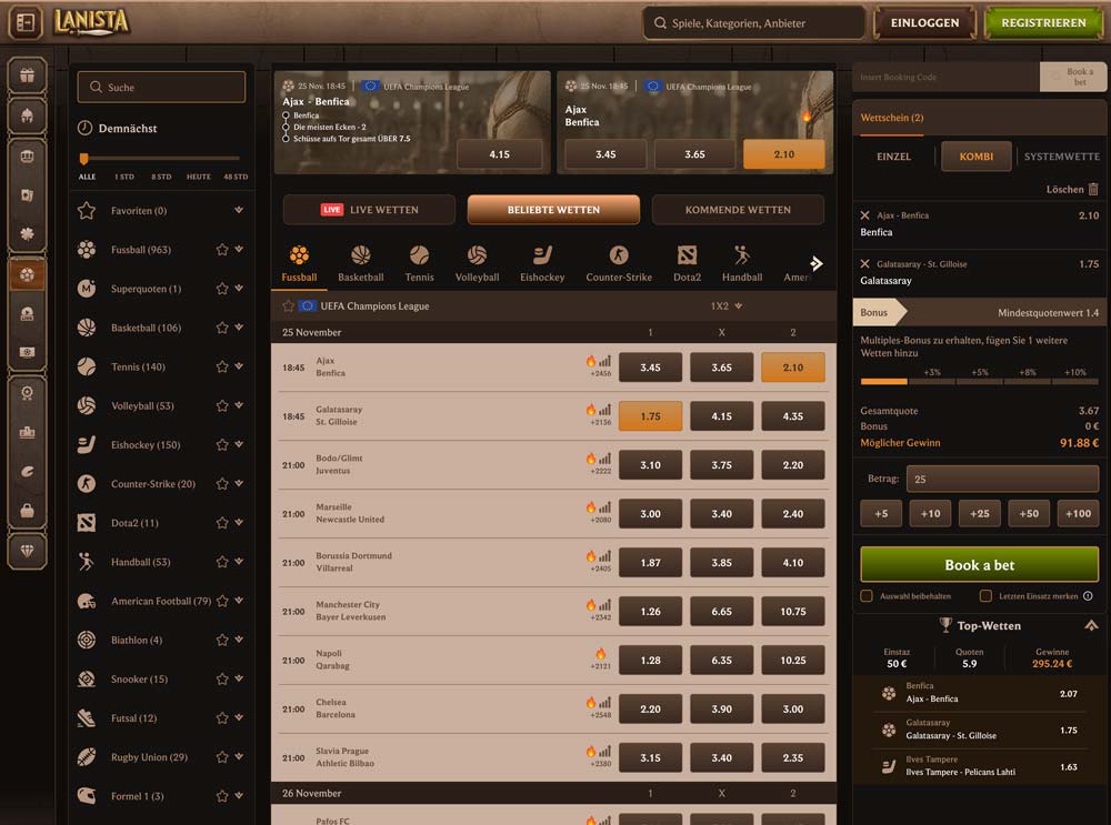 lanista sportwetten
