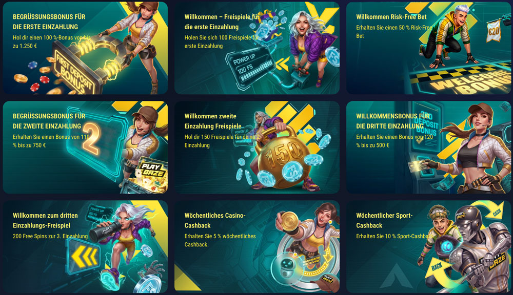 PlayBaze Bonusaktionen
