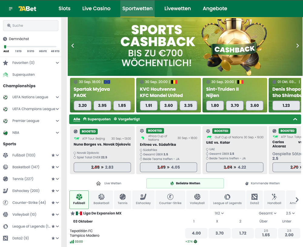 7Abet sportsbook